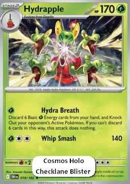 Hydrapple #018 Cosmos Holo — Destined Rivals