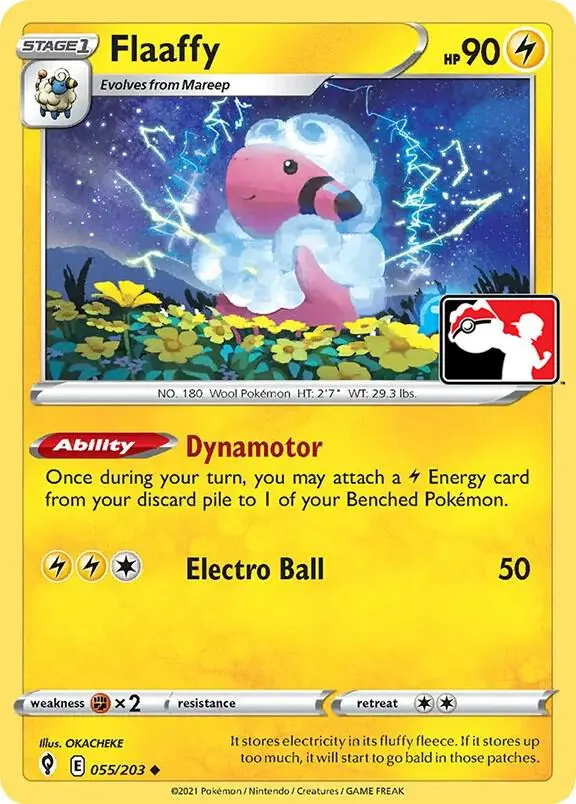 Flaaffy #055 — Play! Pokémon Prize Pack Series