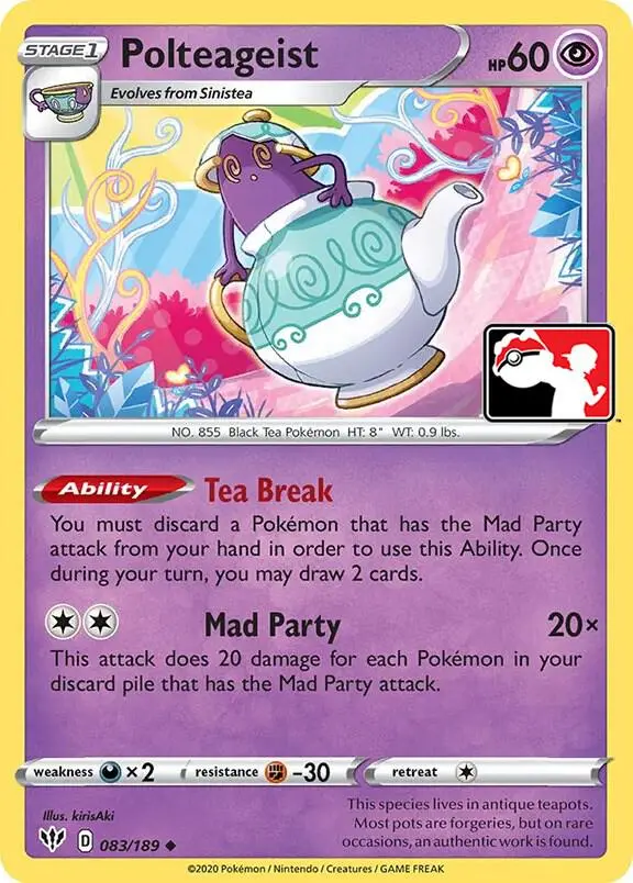 Polteageist #083 — Play! Pokémon Prize Pack Series