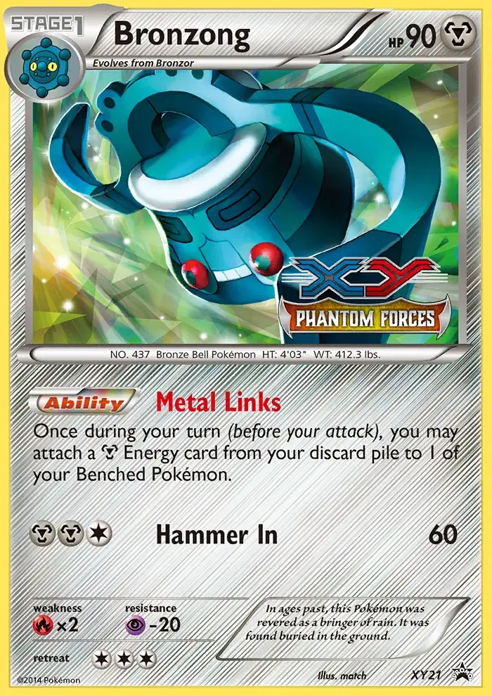 Bronzong #XY21 — XY Promos