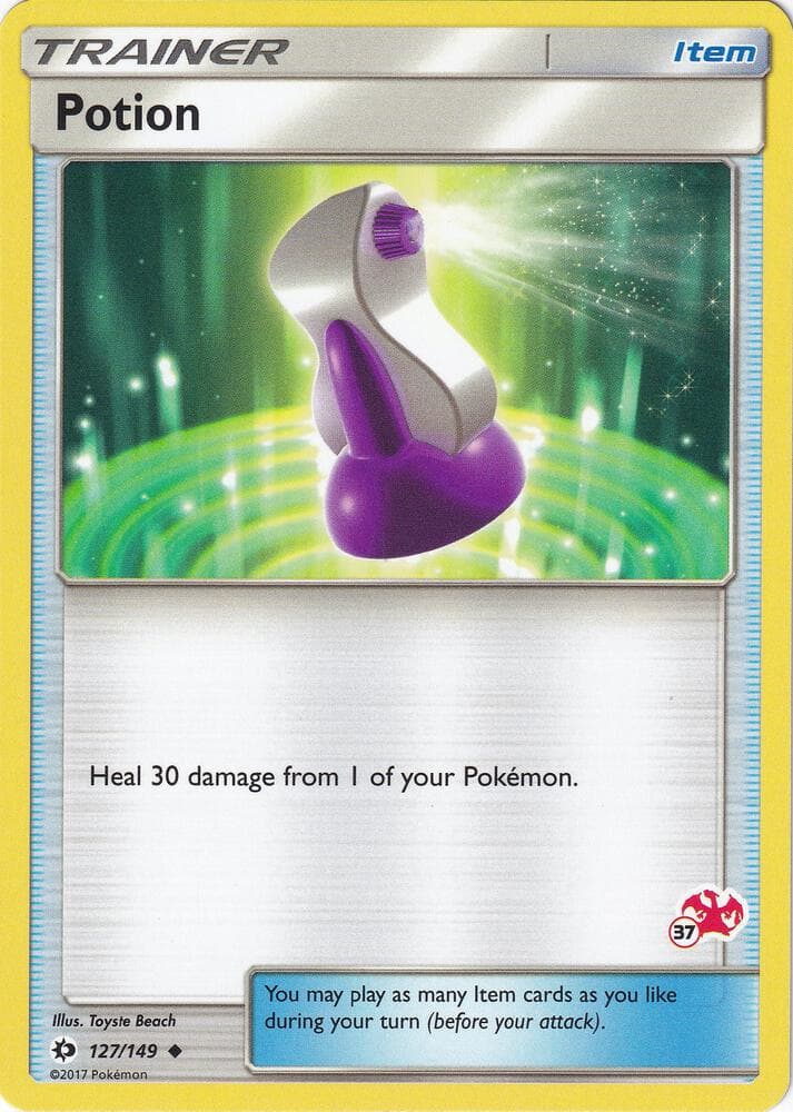 Potion #127 Stamp V3 — Sun & Moon