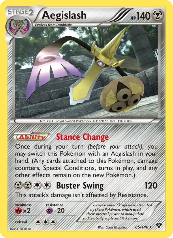 Aegislash #85 — XY