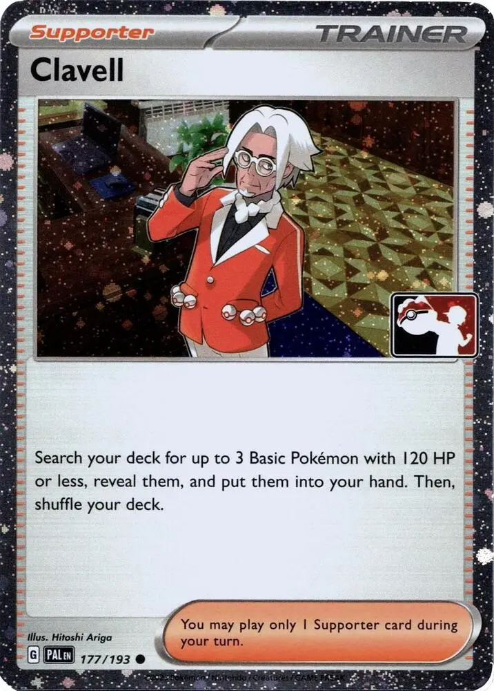 Clavell - 177/193 (Cosmos Holo) #177 — Play! Pokémon Prize Pack Series