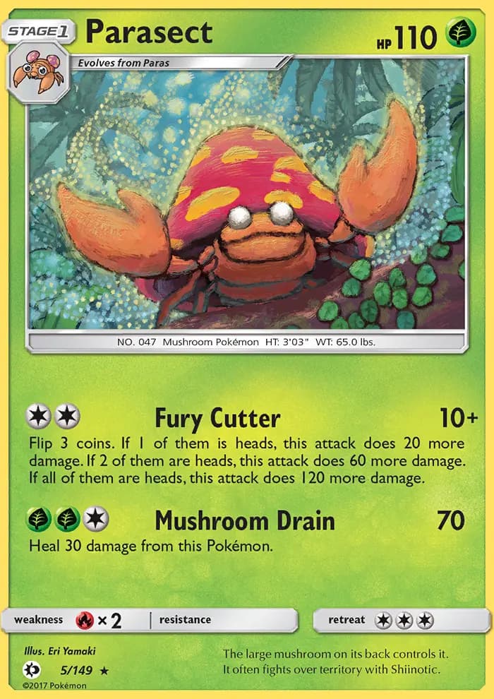 Parasect #5 — Sun & Moon