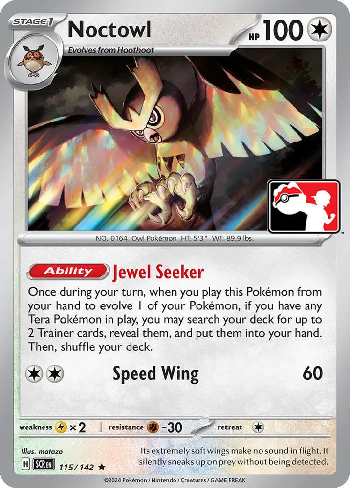 Noctowl #115 — Play! Pokémon Prize Pack Series