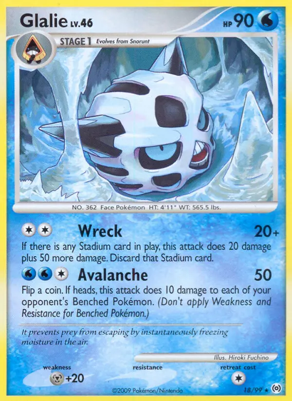 Glalie #18 — Arceus
