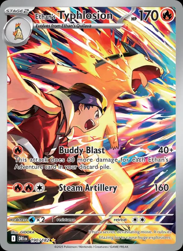 Ethan's Typhlosion #190 — Destined Rivals