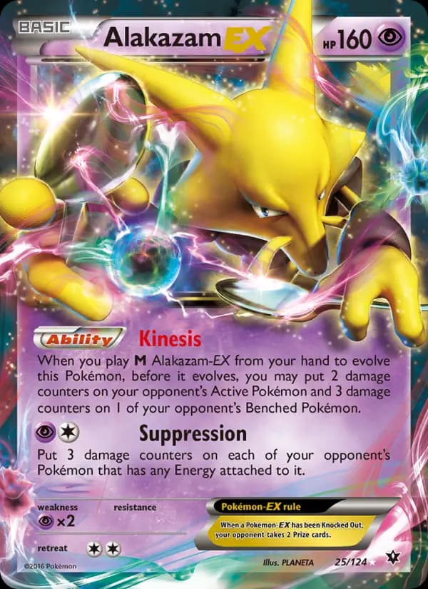 Alakazam EX #25 — Fates Collide
