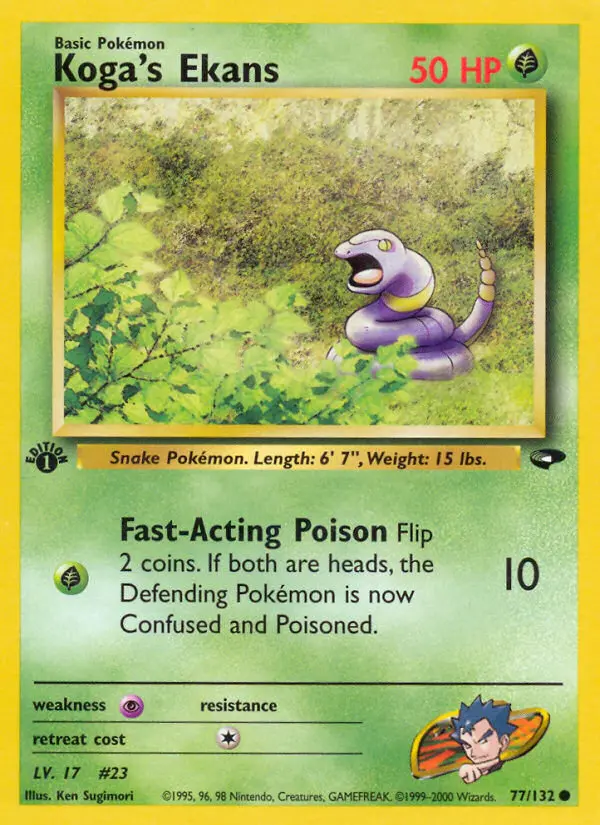 Koga's Ekans #77 — Gym Challenge
