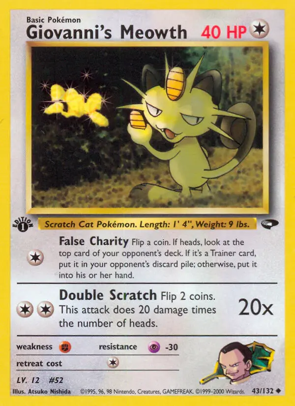 Giovanni's Meowth #43 — Gym Challenge