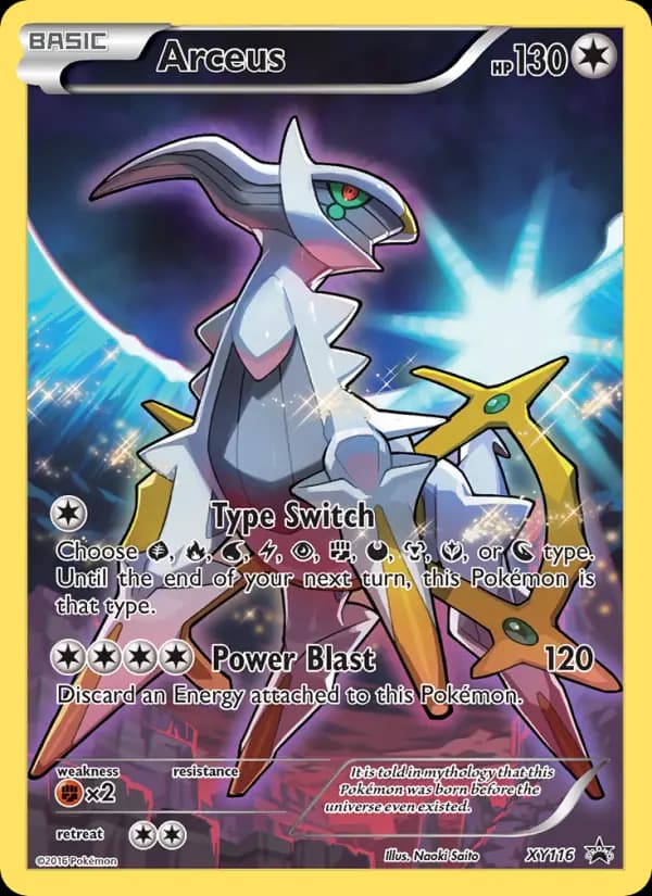 Arceus #XY116 — XY Promos