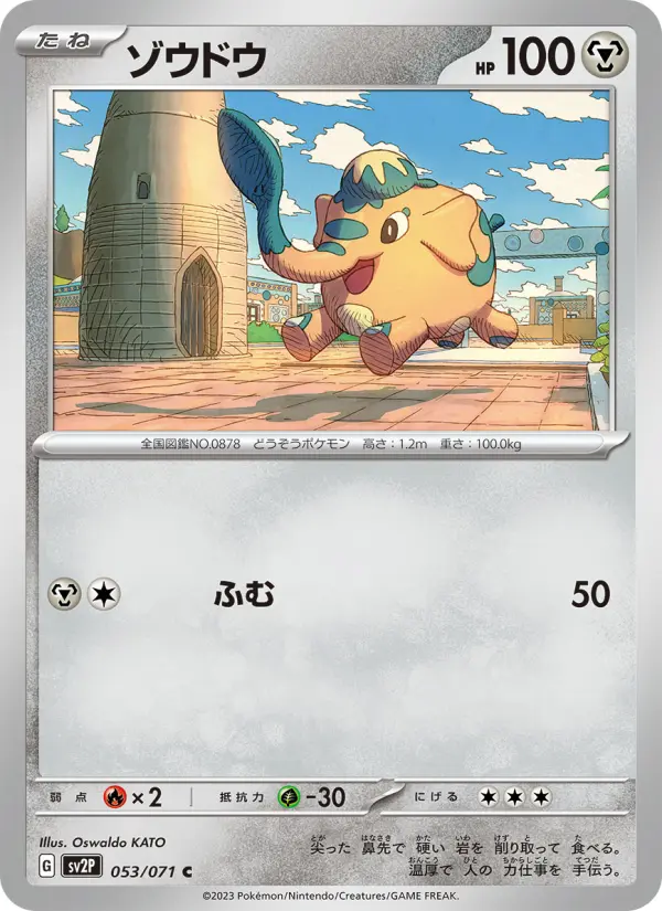 Carte Pokémon ゾウドウ #053 — Snow Hazard