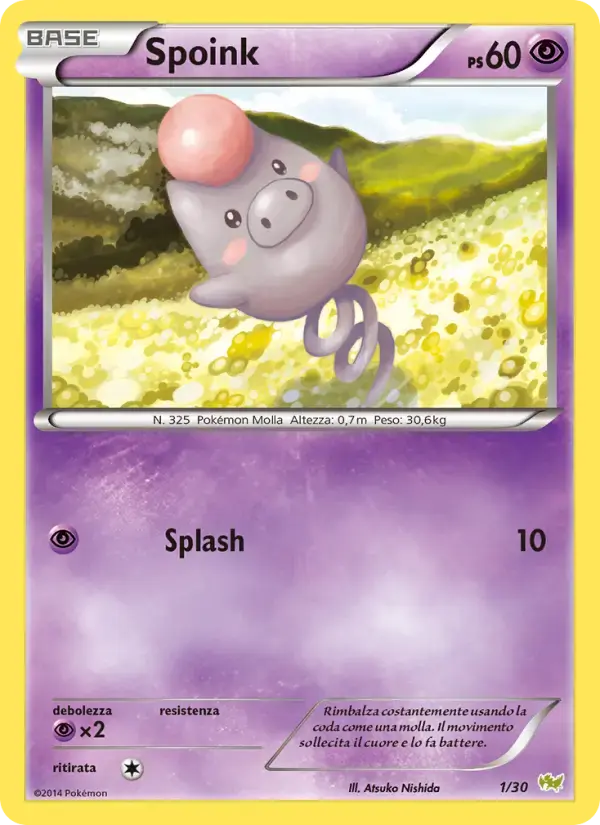 Spoink #1 — XY Trainer Kit (Noivern)