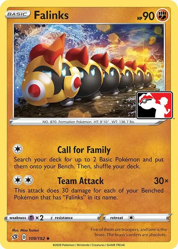 Falinks #109 — Play! Pokémon Prize Pack Series