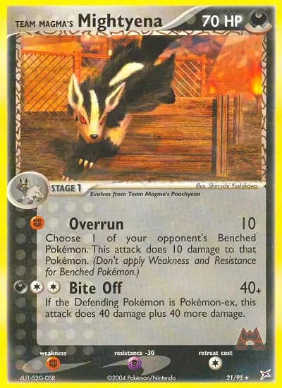 Team Magma's Mightyena #21 — Team Magma vs Team Aqua