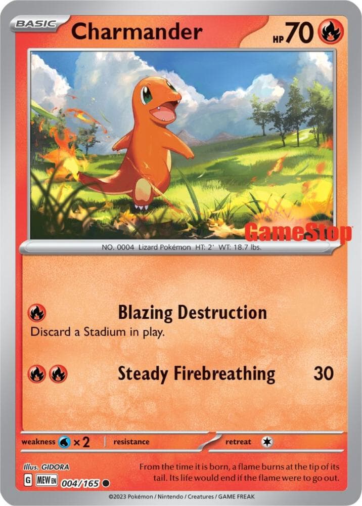 Charmander #004 Stamp V1 — 151