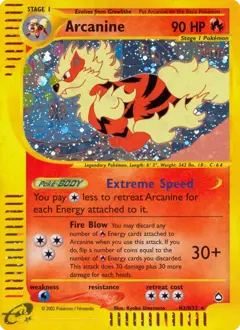 Arcanine #H02 — Aquapolis