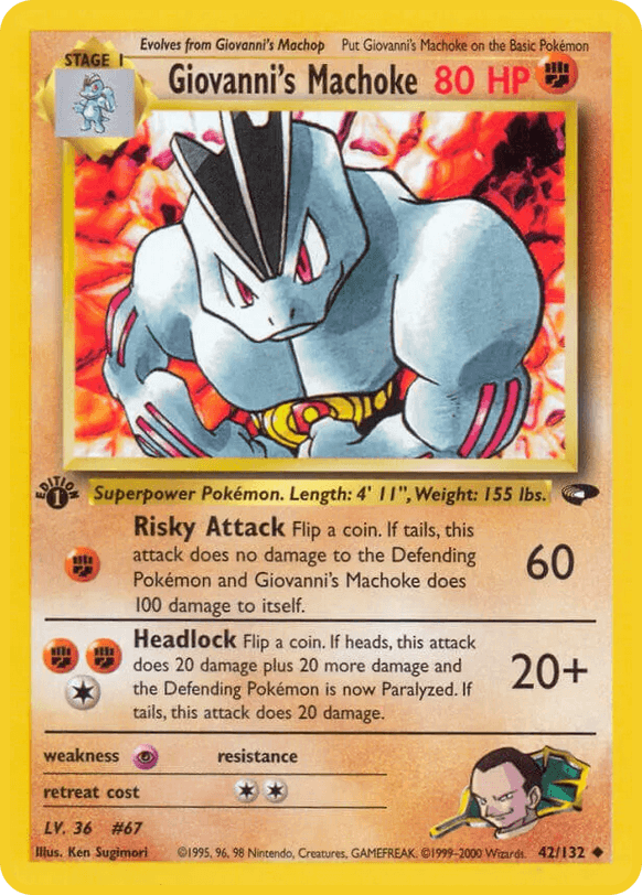 Giovanni's Machoke #42 — Gym Challenge