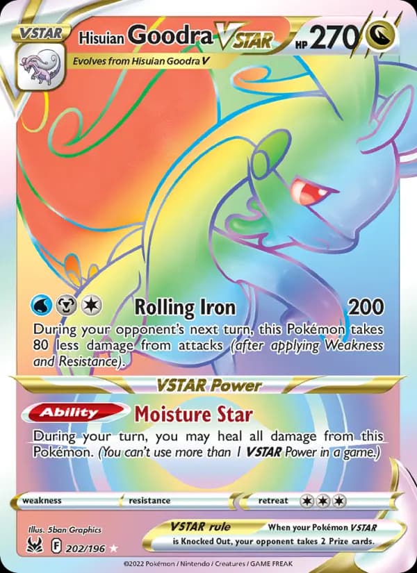 Hisuian Goodra VSTAR #202 — Lost Origin