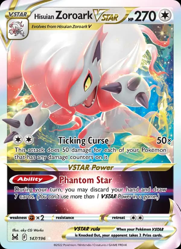 Hisuian Zoroark VSTAR #147 — Lost Origin