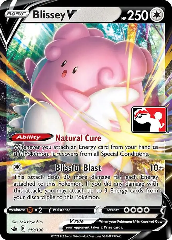 Blissey V #119 — Play! Pokémon Prize Pack Series