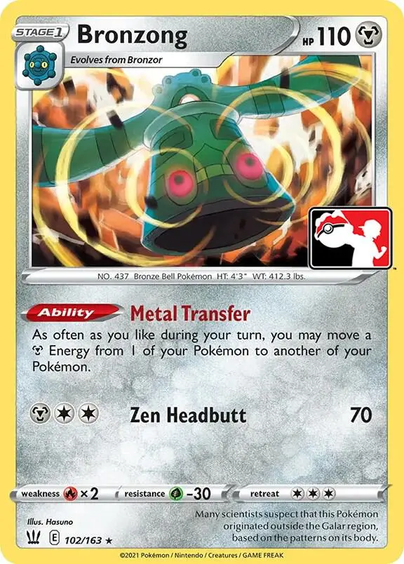 Bronzong #102 — Play! Pokémon Prize Pack Series