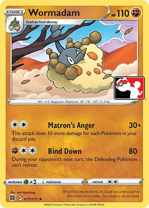 Wormadam #077 — Play! Pokémon Prize Pack Series