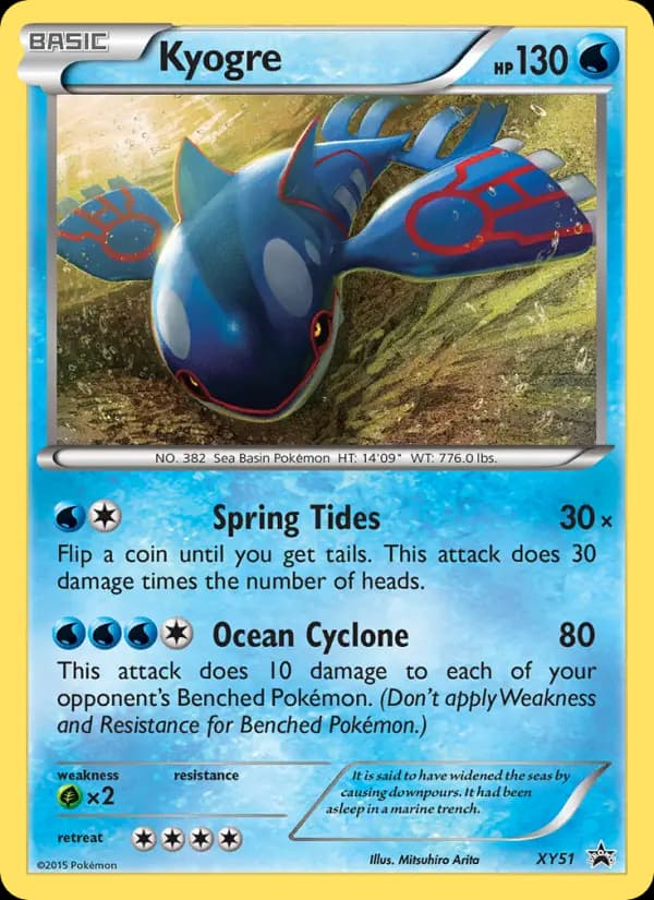 Kyogre #XY51 — XY Promos