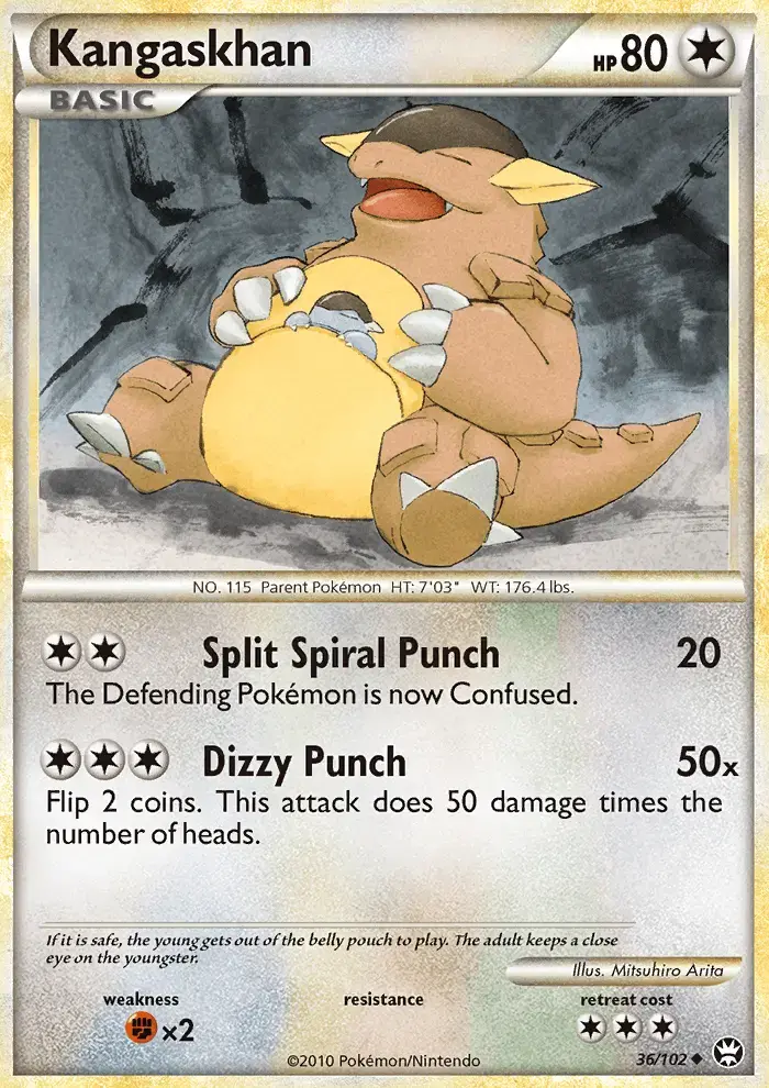 Kangaskhan #36 — Triumphant
