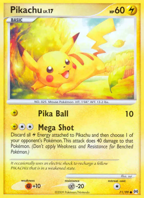 Pikachu #71 — Arceus