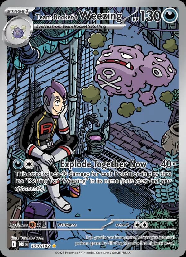 Team Rocket's Weezing #199 — Destined Rivals