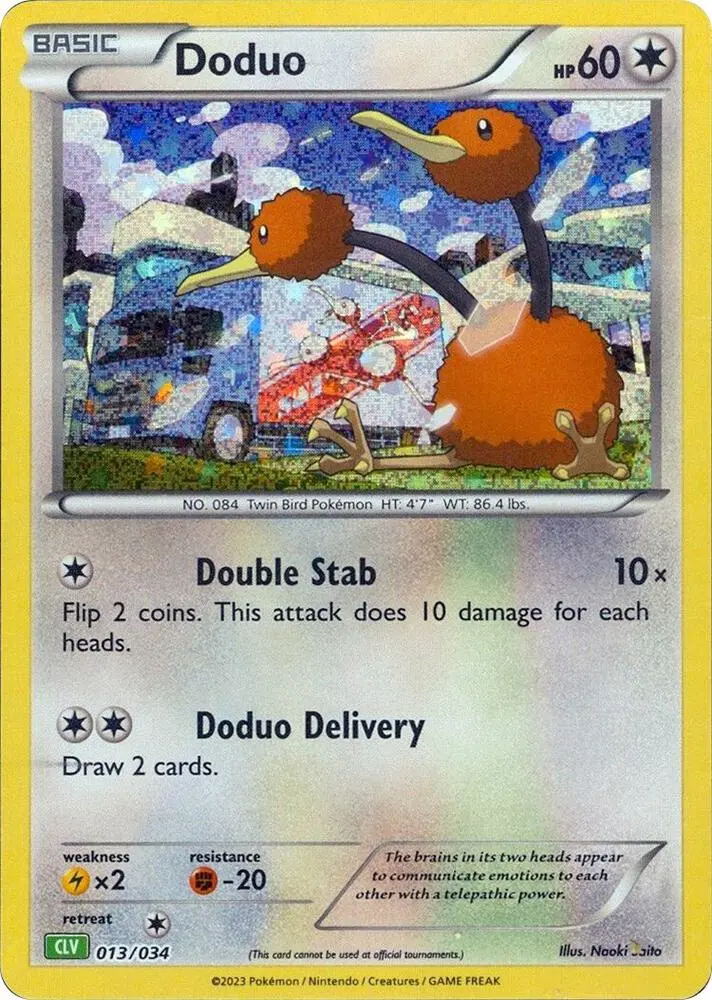 Doduo #013 — Trading Card Game Classic — Venusaur Deck