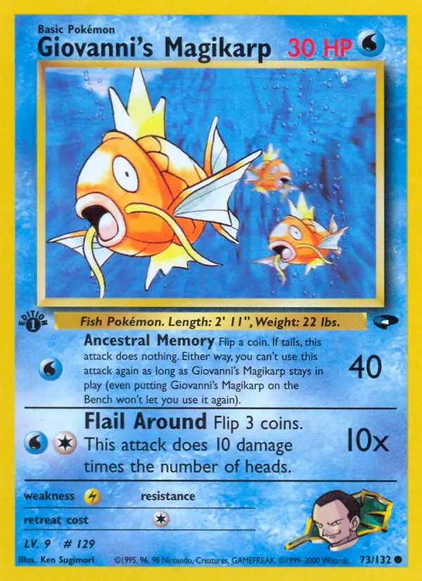 Giovanni's Magikarp #73 — Gym Challenge