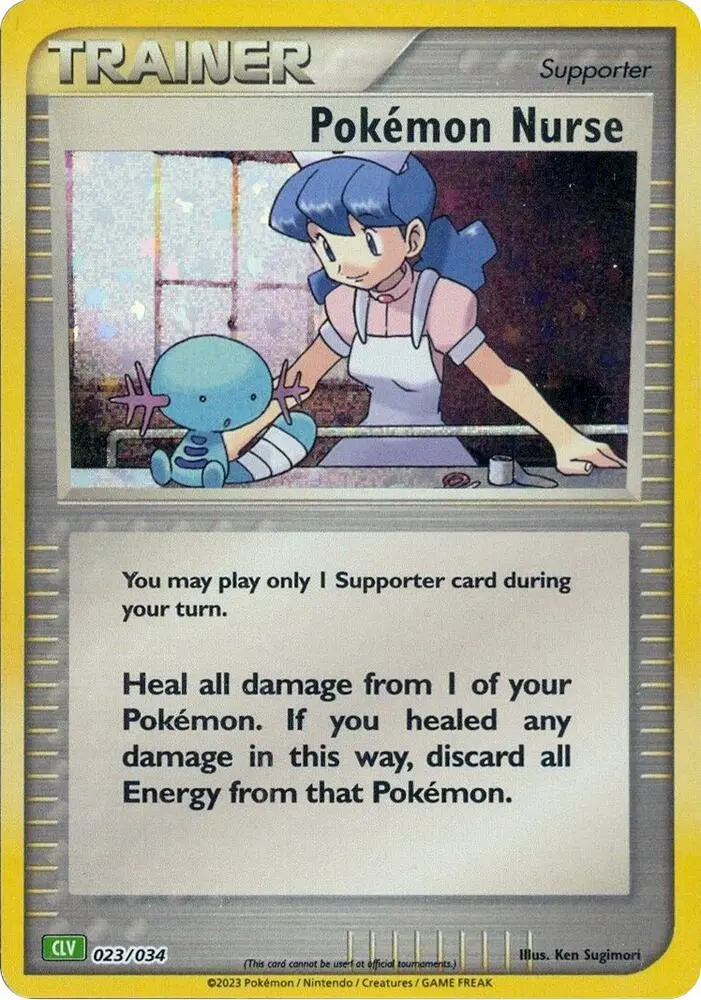 Pokemon Nurse #023 — Trading Card Game Classic — Venusaur Deck