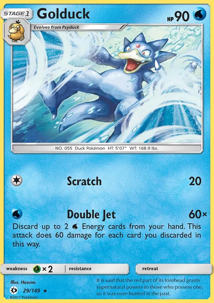 Golduck #29 — Sun & Moon