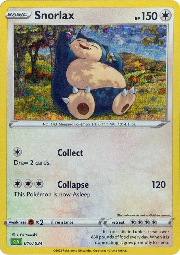Snorlax #016 — Trading Card Game Classic — Venusaur Deck
