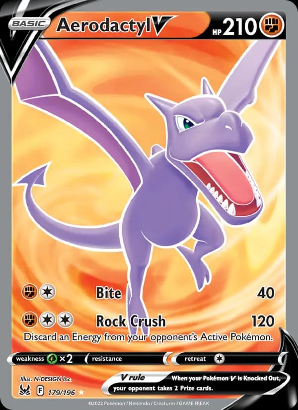 Aerodactyl V #179 — Lost Origin
