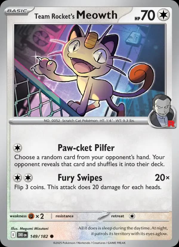 Team Rocket's Meowth #149 — Destined Rivals