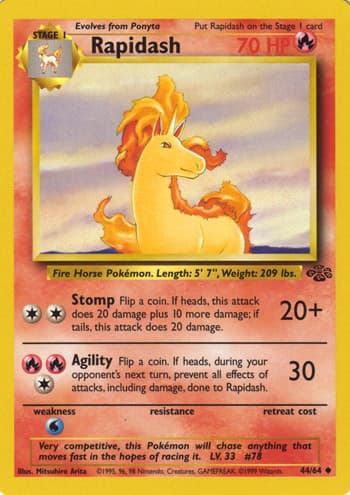 Carte Pokémon ギャロップ #44 — ポケモンジャングル