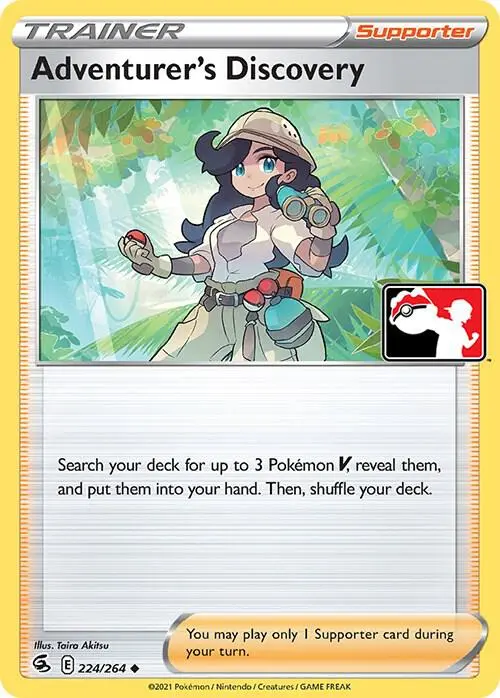Adventurer's Discovery #224 — Play! Pokémon Prize Pack Series