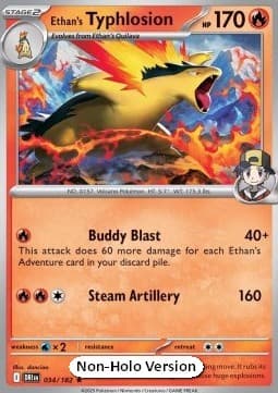Ethan's Typhlosion #034 Non Holo — Destined Rivals