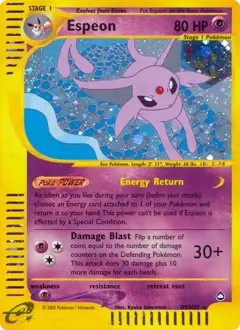 Espeon #H09 — Aquapolis