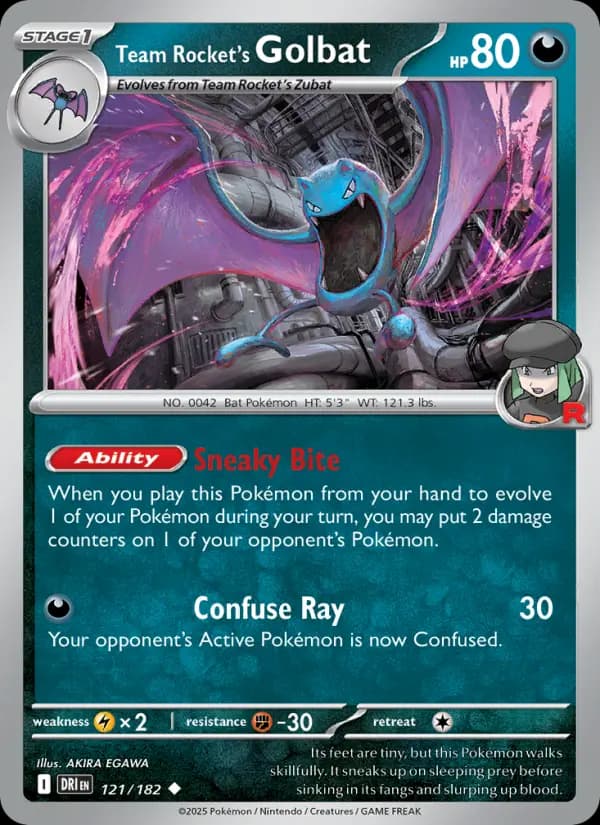 Team Rocket's Golbat #121 — Destined Rivals