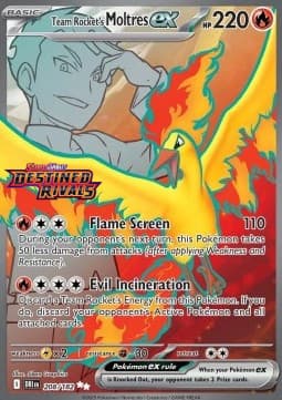 Team Rocket's Moltres ex #208 Stamp — Destined Rivals