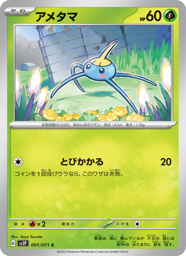 Carte Pokémon アメタマ #001 — Snow Hazard