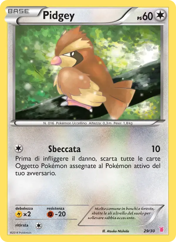 Pidgey #29 — XY Trainer Kit (Wigglytuff)
