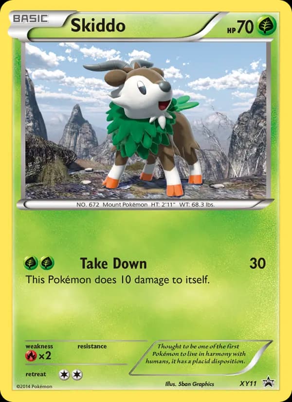 Skiddo #XY11 — XY Promos