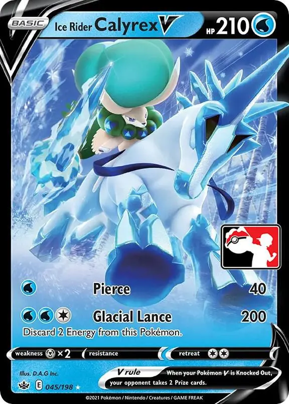 Ice Rider Calyrex V #045 — Play! Pokémon Prize Pack Series
