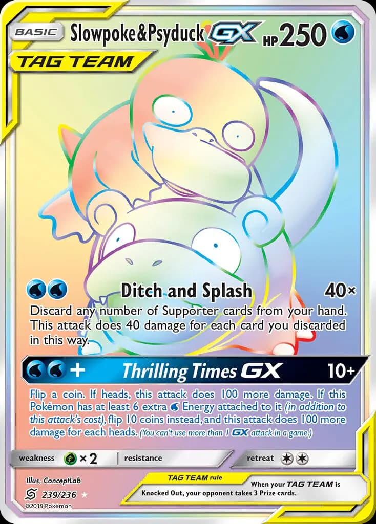 Slowpoke & Psyduck GX #239 — Unified Minds
