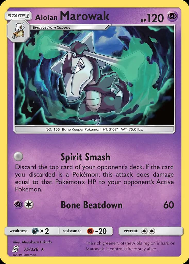 Alolan Marowak #75 — Unified Minds